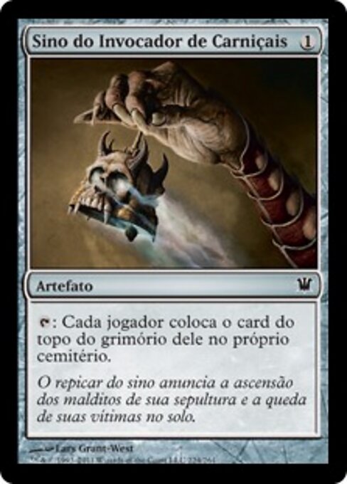 Campana del llamamuertos (Ghoulcaller's Bell) - Innistrad (#224) - Illustrated by Lars Grant-West - Magic: The Gathering Card