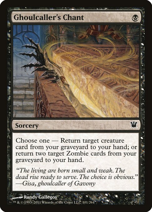 Ghoulcaller's Chant - Innistrad Magic card