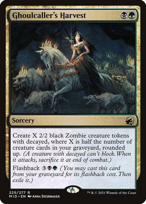 Ghoulcaller's Harvest - Innistrad: Midnight Hunt Magic card