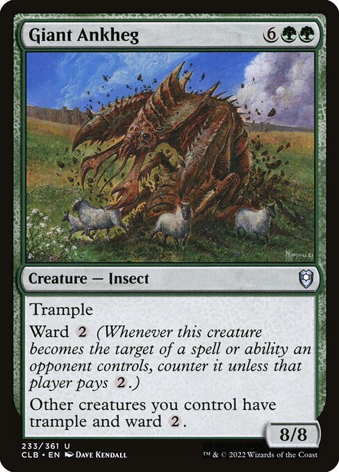 Giant Ankheg - Commander Legends: Battle for Baldur's Gate Magic card