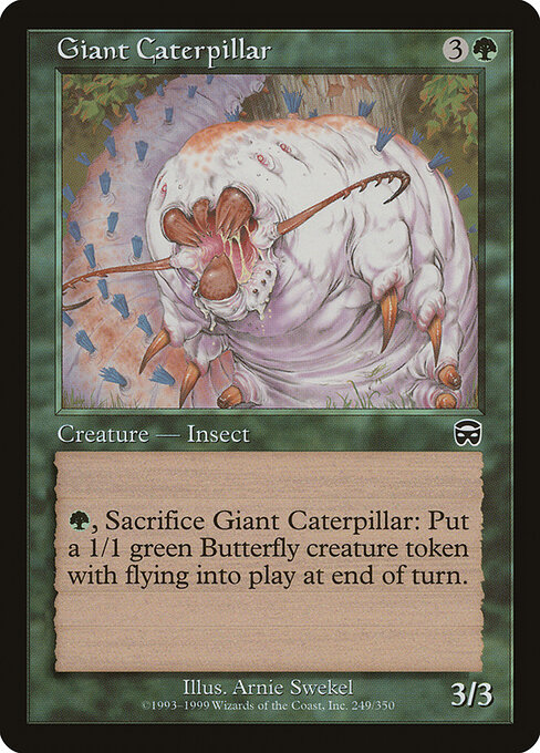 Giant Caterpillar - Mercadian Masques Magic card