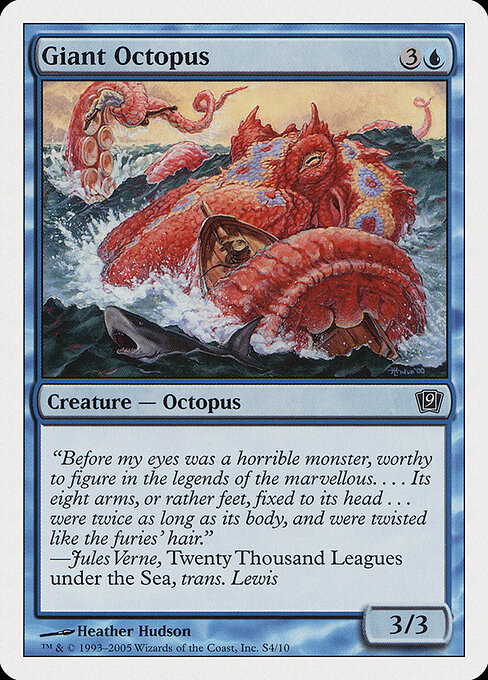 Giant Octopus - Ninth Edition Magic card