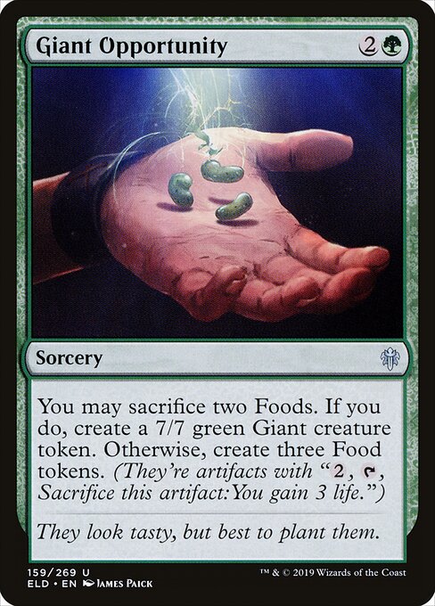 Giant Opportunity - Throne of Eldraine Magic card