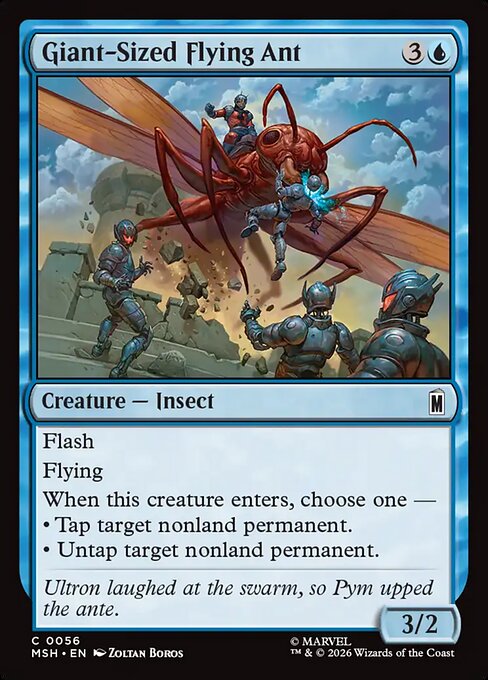 Giant-Sized Flying Ant - Marvel Super Heroes Magic card