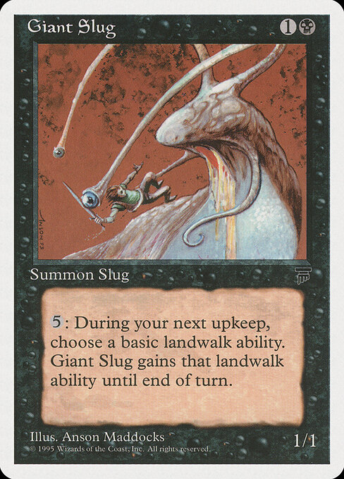 Giant Slug - Chronicles Magic card