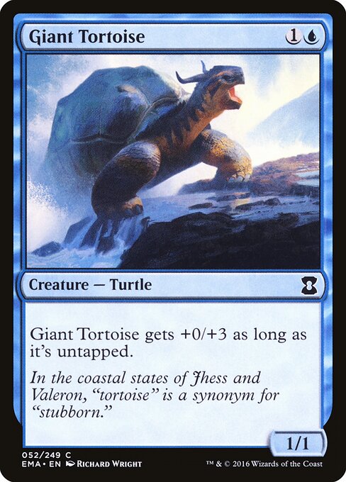 Giant Tortoise - Eternal Masters Magic card