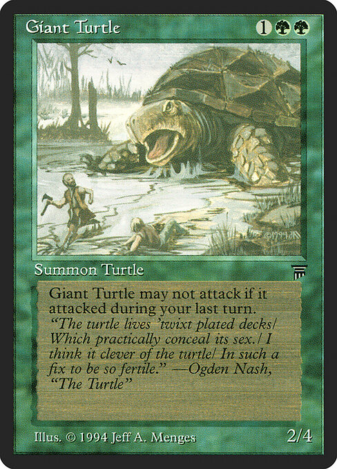 Giant Turtle - Legends Magic card