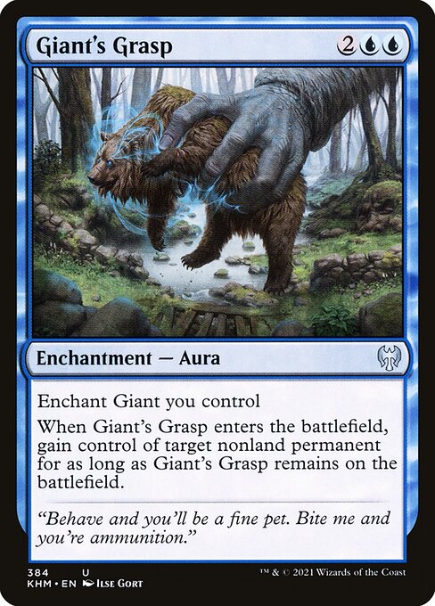 Giant's Grasp - Kaldheim Magic card