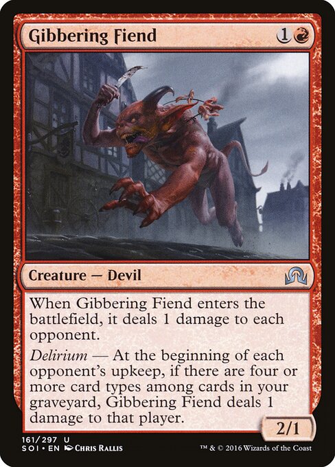 Gibbering Fiend - Shadows over Innistrad Magic card