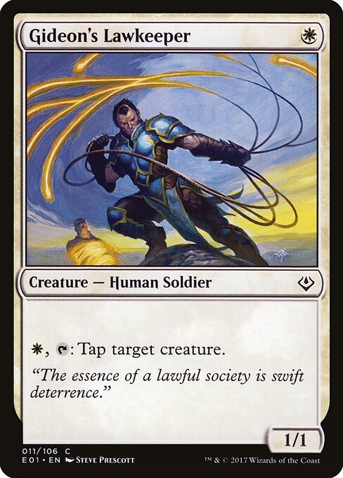 Gideon's Lawkeeper - Archenemy: Nicol Bolas Magic card