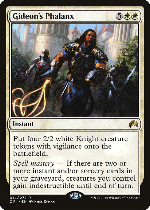 Gideon's Phalanx - Magic Origins (#14) - Illustrated by James Ryman - Magic: The Gathering Card