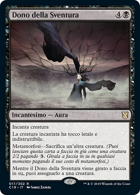 Don de la fatalidad (Gift of Doom) - Commander 2019 (#17) - Illustrated by James Zapata - Magic: The Gathering Card