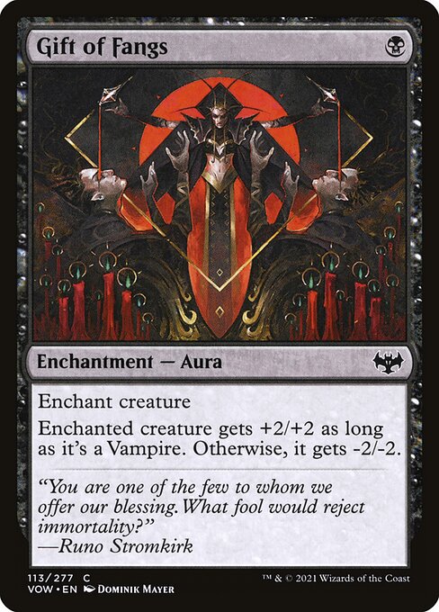 Gift of Fangs - Innistrad: Crimson Vow Magic card