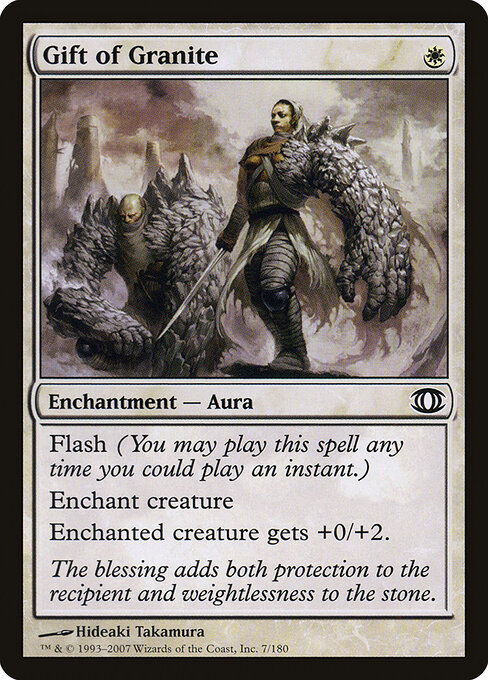 Gift of Granite - Future Sight Magic card