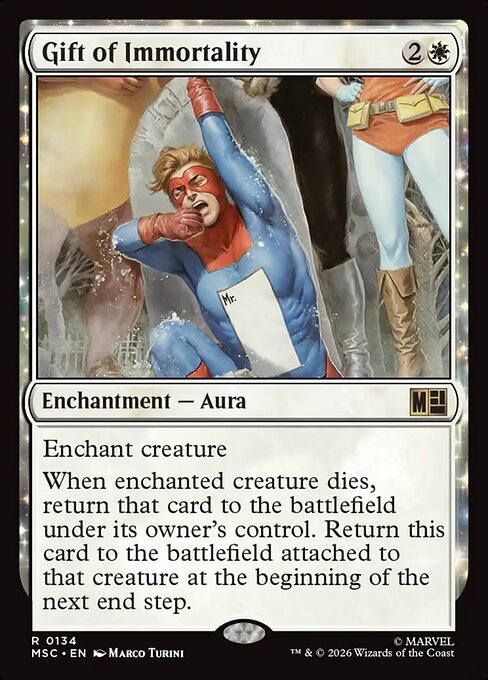 Gift of Immortality - Marvel Super Heroes Commander Magic card