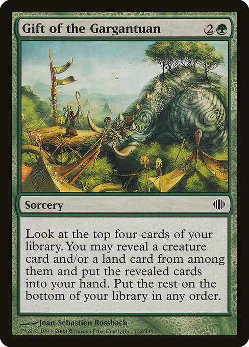 Gift of the Gargantuan - Shards of Alara Magic card