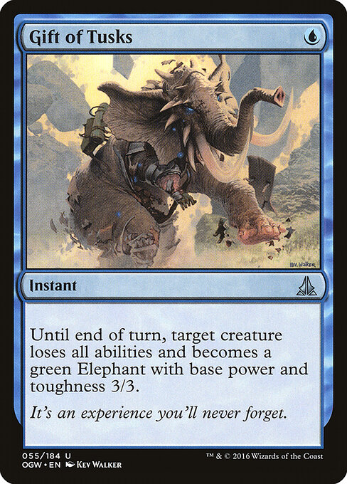 Gift of Tusks - Oath of the Gatewatch Magic card