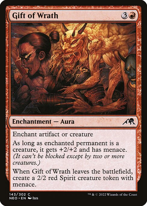 Gift of Wrath - Kamigawa: Neon Dynasty Magic card