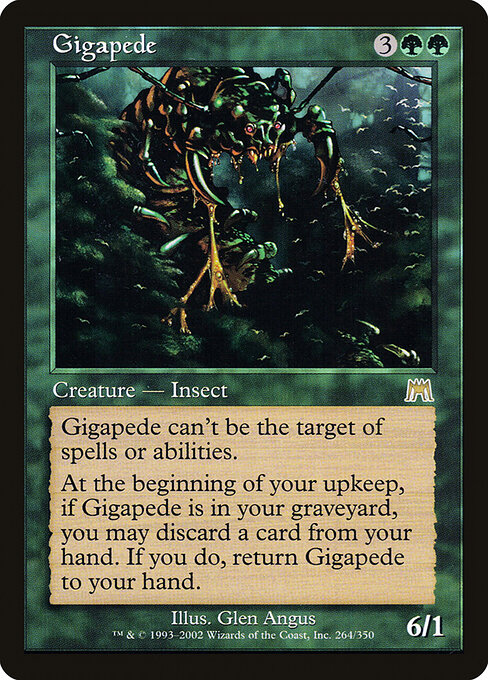 Gigapode (Gigapede) - Onslaught (#264) - Illustrated by Glen Angus - Magic: The Gathering Card