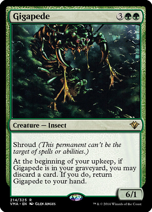 Gigapede - Vintage Masters Magic card