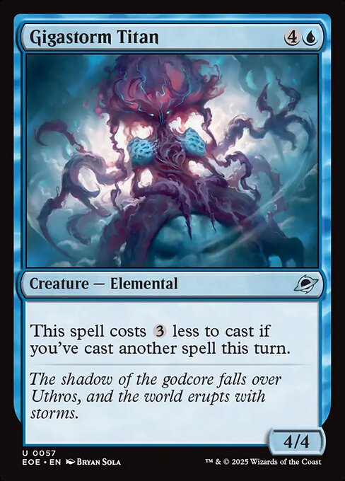 Gigastorm Titan - Edge of Eternities Magic card