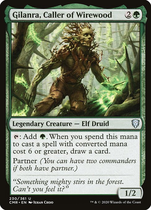 Gilanra, Caller of Wirewood - Commander Legends Magic card