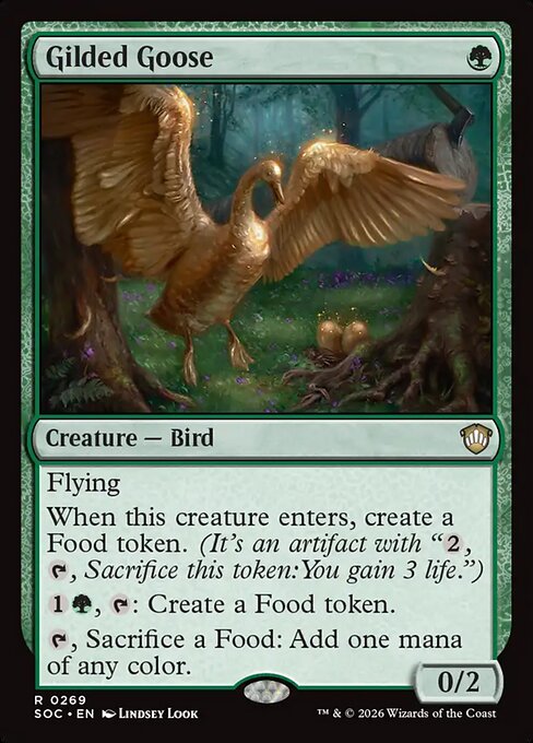 Gilded Goose - Secrets of Strixhaven Commander Magic card