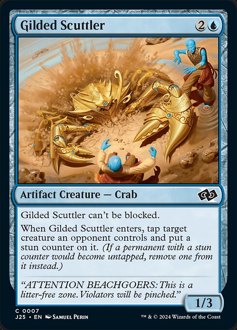 Gilded Scuttler - Foundations Jumpstart Magic card