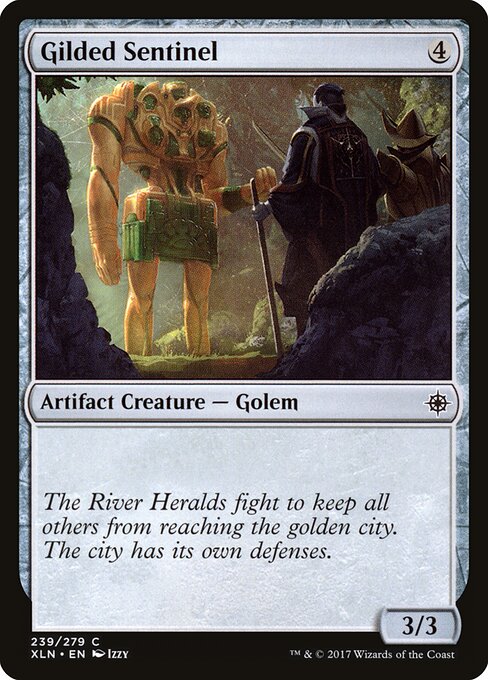 Gilded Sentinel - Ixalan Magic card