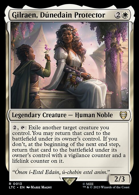 Gilraen, Dúnedain Protector - Tales of Middle-earth Commander Magic card