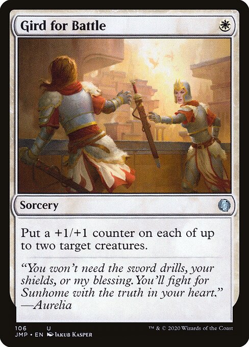 Gird for Battle - Jumpstart Magic card