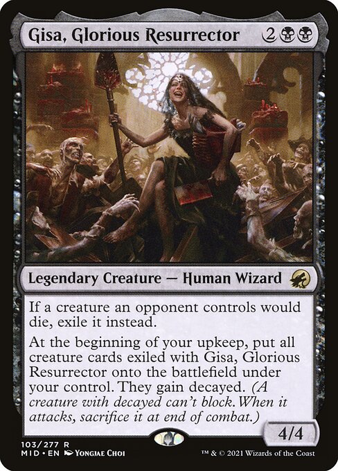 Gisa, Glorious Resurrector - Innistrad: Midnight Hunt Magic card