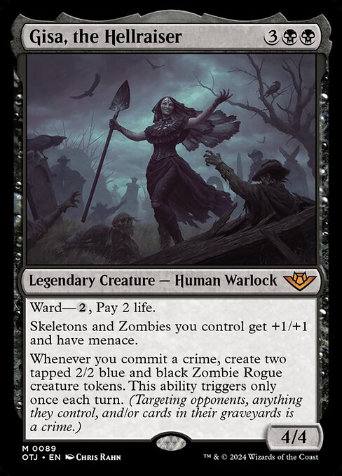 Gisa, the Hellraiser - Outlaws of Thunder Junction (#89) - Illustrated by Chris Rahn - Magic: The Gathering Card