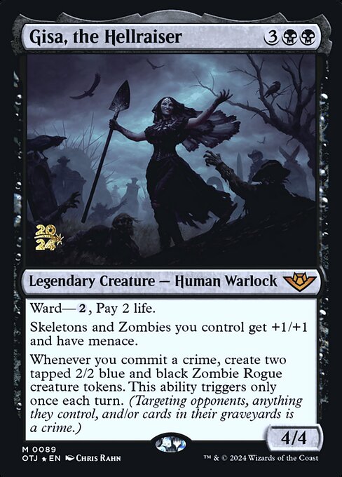 Gisa, the Hellraiser - Outlaws of Thunder Junction Promos (#89s) - Illustrated by Chris Rahn - Magic: The Gathering Card