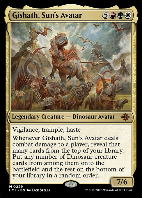 Gishath, Sun's Avatar - The Lost Caverns of Ixalan Magic card