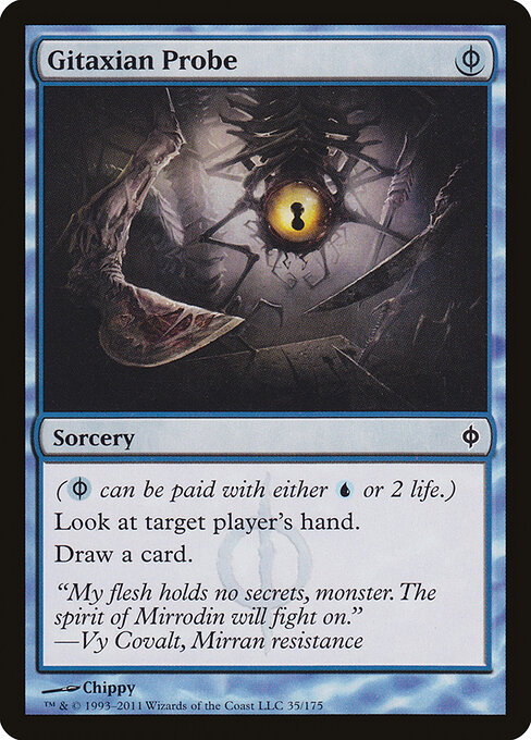 Gitaxian Probe - New Phyrexia Magic card