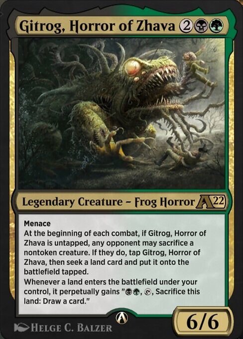 Gitrog, Horror of Zhava - Alchemy: Innistrad Magic card