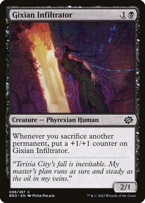 Gixian Infiltrator - The Brothers' War Magic card