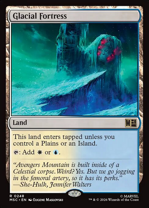 Glacial Fortress - Marvel Super Heroes Commander Magic card