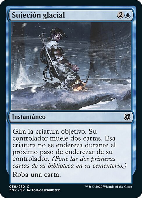Griff der Gletscher (Glacial Grasp) - Zendikar Rising (#59) - Illustrated by Tomasz Jedruszek - Magic: The Gathering Card