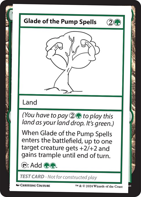 Glade of the Pump Spells - Mystery Booster 2 Magic card