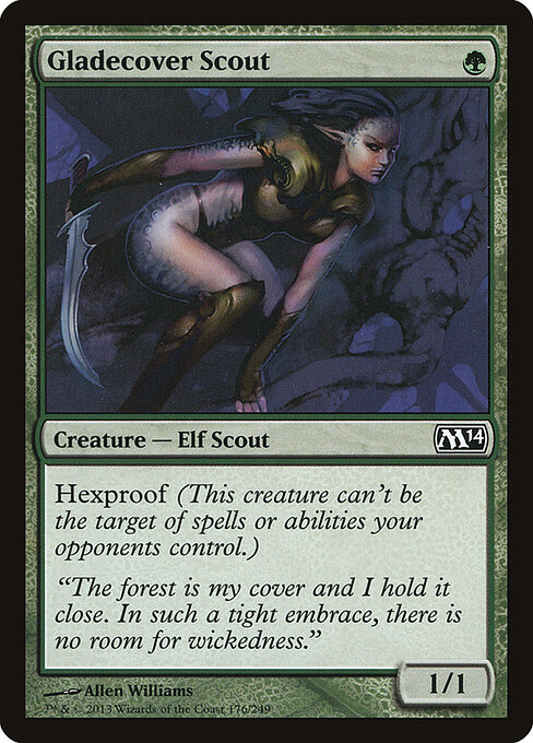 Gladecover Scout - Magic 2014 Magic card