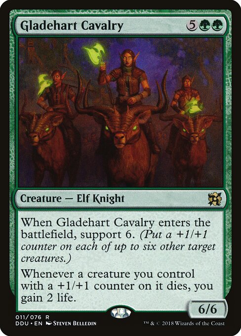 Gladehart Cavalry - Duel Decks: Elves vs. Inventors Magic card