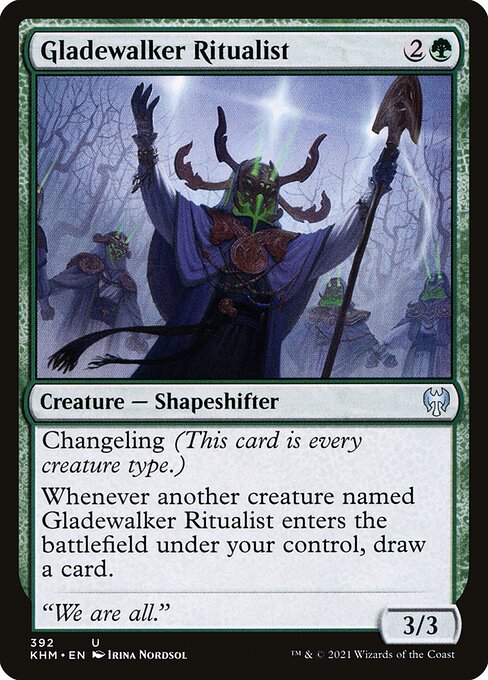 Gladewalker Ritualist - Kaldheim Magic card