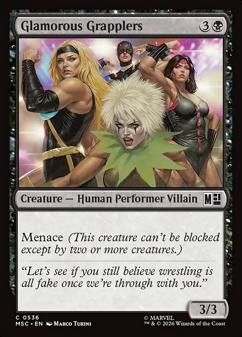 Glamorous Grapplers - Marvel Super Heroes Commander Magic card