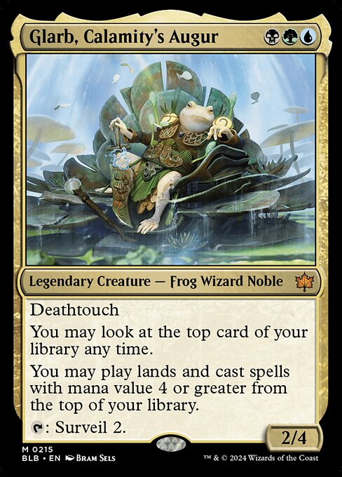 Glarb, Calamity's Augur - Bloomburrow Magic card