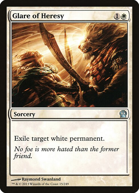 Glare of Heresy - Theros Magic card