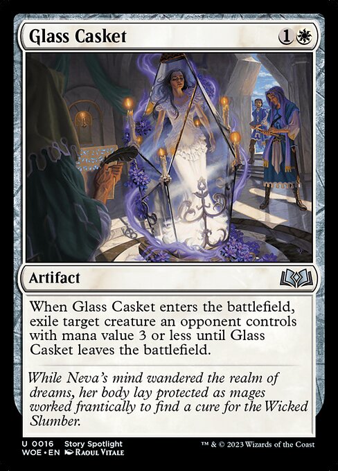 Glass Casket - Wilds of Eldraine Magic card
