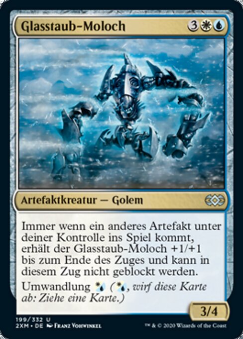 Titán polvo de vidrio (Glassdust Hulk) - Alara Reborn (#7) - Illustrated by Franz Vohwinkel - Magic: The Gathering Card