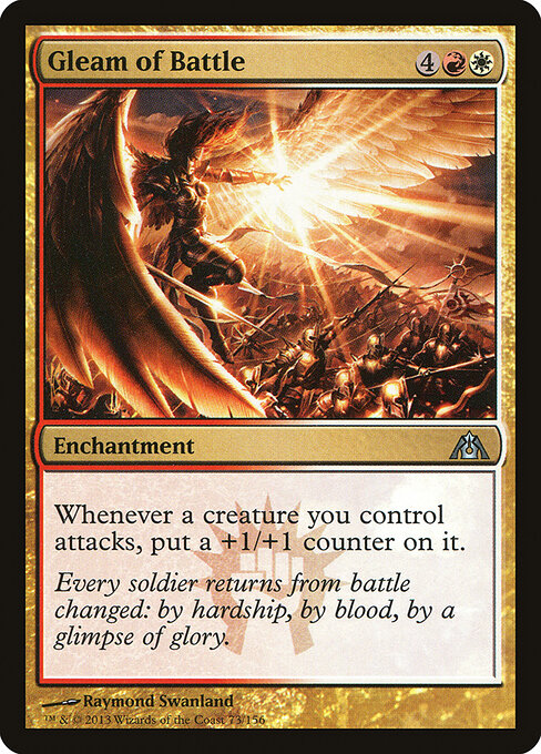 Gleam of Battle - Dragon's Maze Magic card